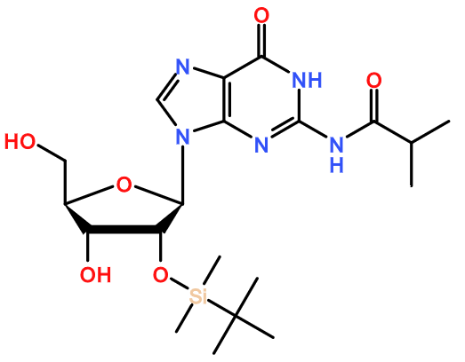 (image for) MC080413 2'-O-tert-Butyldimethylsilyl-N2-isobutyryl-guanosine